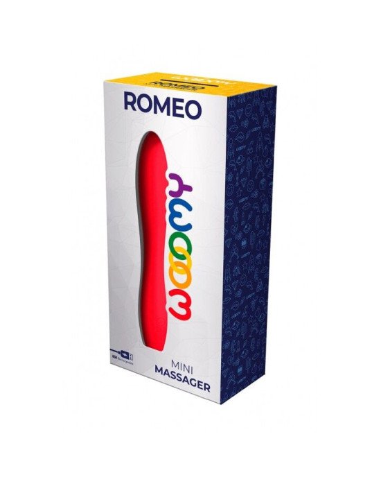 Мінівібратор Wooomy Romeo, дуже потужний, 10 режимів роботи Мінівібратор Wooomy Romeo, дуже потужний, 10 режимів роботи