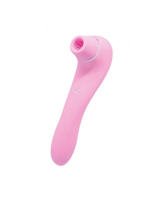 Вакуумний стимулятор з вібрацією Wooomy Smoooch Pink Clitoral Suction & Vibration, 10х2 режимів Вакуумний стимулятор з вібрацією Wooomy Smoooch Pink Clitoral Suction & Vibration, 10х2 режимів
