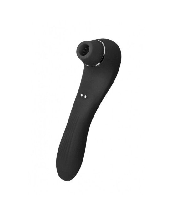 Вакуумний стимулятор з вібрацією Wooomy Smoooch Black Clitoral Suction & Vibration Вакуумний стимулятор з вібрацією Wooomy Smoooch Black Clitoral Suction & Vibration