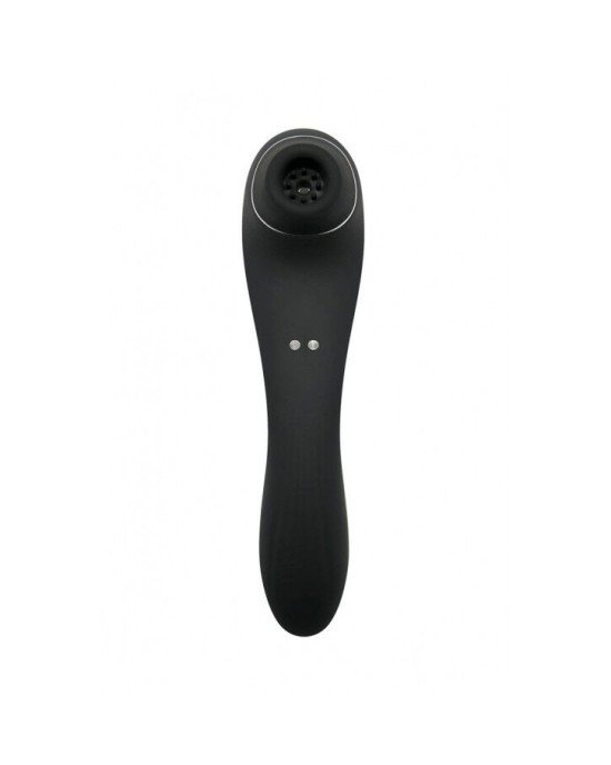 Вакуумний стимулятор з вібрацією Wooomy Smoooch Black Clitoral Suction & Vibration Вакуумний стимулятор з вібрацією Wooomy Smoooch Black Clitoral Suction & Vibration