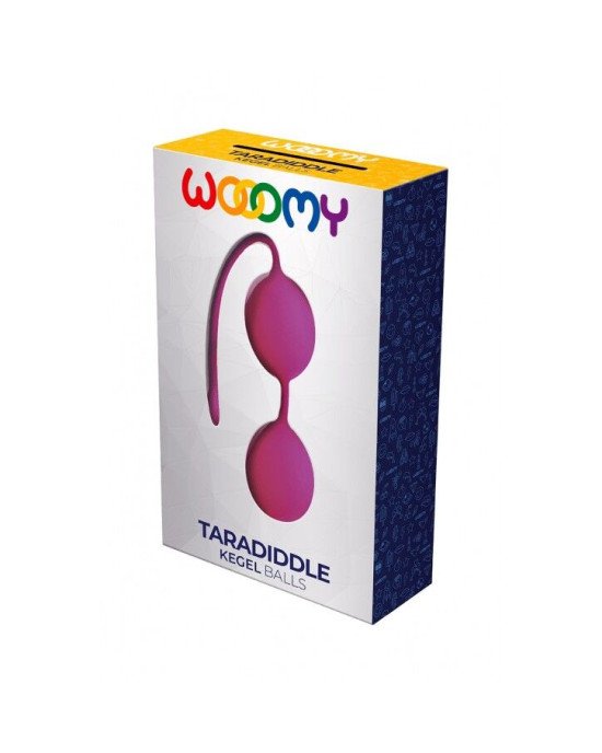 Вагінальні кульки Wooomy Taradiddle Kegel Ball, діаметр 3,5 см, маса 54 г