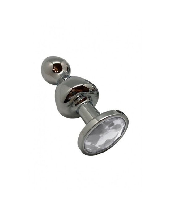 Металева анальна пробка Wooomy Lollypop Double Ball Metal Plug M, діаметр 3,1 см, довжина 9,4 см Металева анальна пробка Wooomy Lollypop Double Ball Metal Plug M, діаметр 3,1 см, довжина 9,4 см