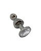Металева анальна пробка Wooomy Lollypop Double Ball Metal Plug M, діаметр 3,1 см, довжина 9,4 см Металева анальна пробка Wooomy Lollypop Double Ball Metal Plug M, діаметр 3,1 см, довжина 9,4 см