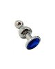 Металева анальна пробка Wooomy Lollypop Double Ball Metal Plug Blue S, діаметр 2,8см, довжина 8,5см Металева анальна пробка Wooomy Lollypop Double Ball Metal Plug Blue S, діаметр 2,8см, довжина 8,5см