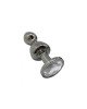 Металева анальна пробка Wooomy Lollypop Double Ball Metal Plug S, діаметр 2,8 см, довжина 8,5 см Металева анальна пробка Wooomy Lollypop Double Ball Metal Plug S, діаметр 2,8 см, довжина 8,5 см