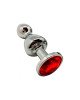 Металева анальна пробка Wooomy Lollypop Double Ball Metal Plug Red L діаметр 3,5 см, довжина 10,5 см Металева анальна пробка Wooomy Lollypop Double Ball Metal Plug Red L діаметр 3,5 см, довжина 10,5 см