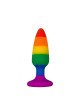 Силіконова анальна пробка Wooomy Hiperloo Silicone Rainbow Plug S, діаметр 2,4 см, довжина 9 см Силіконова анальна пробка Wooomy Hiperloo Silicone Rainbow Plug S, діаметр 2,4 см, довжина 9 см