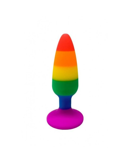 Силіконова анальна пробка Wooomy Hiperloo Silicone Rainbow Plug S, діаметр 2,4 см, довжина 9 см Силіконова анальна пробка Wooomy Hiperloo Silicone Rainbow Plug S, діаметр 2,4 см, довжина 9 см
