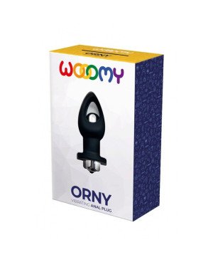 Анальна пробка Wooomy Orny зі знімною віброкулею, 1 режим вібрації, діаметр 3,6 см, довжина 8,4 см