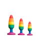 Силіконова анальна пробка Wooomy Hiperloo Silicone Rainbow Plug L, діаметр 3,9 см, довжина 13,1 см Силіконова анальна пробка Wooomy Hiperloo Silicone Rainbow Plug L, діаметр 3,9 см, довжина 13,1 см
