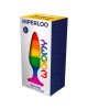 Силіконова анальна пробка Wooomy Hiperloo Silicone Rainbow Plug L, діаметр 3,9 см, довжина 13,1 см Силіконова анальна пробка Wooomy Hiperloo Silicone Rainbow Plug L, діаметр 3,9 см, довжина 13,1 см