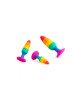 Силіконова анальна пробка Wooomy Hiperloo Silicone Rainbow Plug M, діаметр 2,9 см, довжина 11 см Силіконова анальна пробка Wooomy Hiperloo Silicone Rainbow Plug M, діаметр 2,9 см, довжина 11 см