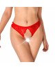 Мереживні трусики з відкритим доступом Art of Sex - Mia, розмір L-2XL, Червоний Мереживні трусики з відкритим доступом Art of Sex - Mia, розмір L-2XL, Червоний