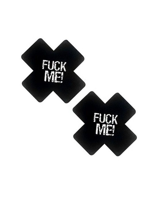 Пестиси на груди Art of Sex - Fuck me, Чорний Пестиси на груди Art of Sex - Fuck me, Чорний