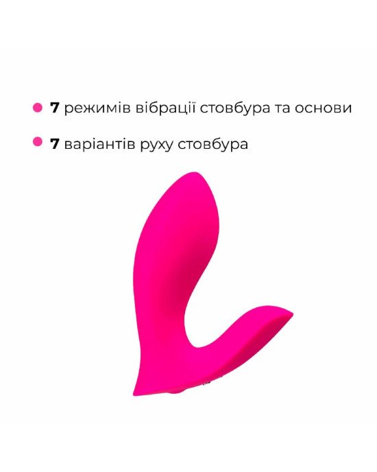Смарт-вібратор у трусики Lovense Flexer, манливий рух + вібрація, стимуляція клітора та точки G Смарт-вібратор у трусики Lovense Flexer, манливий рух + вібрація, стимуляція клітора та точки G