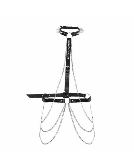 Портупея жіноча Art of Sex - Keliya Leather harness, натуральна шкіра, розмір XS-2XL, колір чорний Портупея жіноча Art of Sex - Keliya Leather harness, натуральна шкіра, розмір XS-2XL, колір чорний