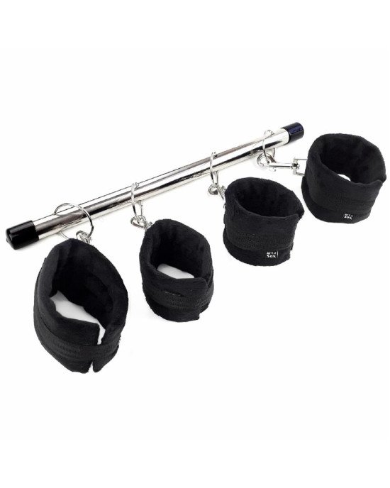 Колодка-розпірка для рук та ніг Art of Sex -Bondage Soft Touch BDSM Spreader, колір чорний Колодка-розпірка для рук та ніг Art of Sex -Bondage Soft Touch BDSM Spreader, колір чорний
