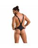 Чоловіче боді з люверсами Passion 028 HARRY S/M Black, екошкіра, на шлейках Чоловіче боді з люверсами Passion 028 HARRY S/M Black, екошкіра, на шлейках