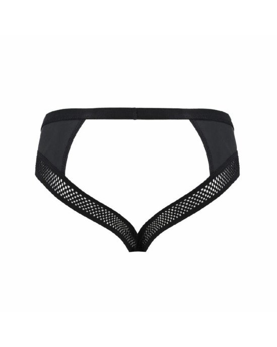 Чоловічі труси з ланцюжком Passion 030 SLIP TOM XXL/XXXL Black, екошкіра, відкриті сідниці Чоловічі труси з ланцюжком Passion 030 SLIP TOM XXL/XXXL Black, екошкіра, відкриті сідниці