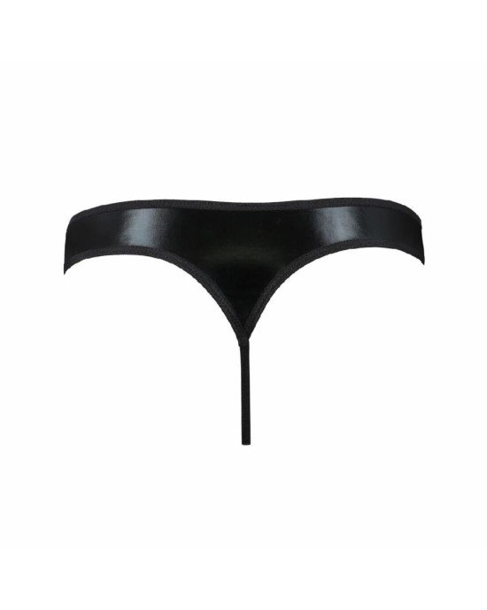 Чоловічі стринги Passion 033 THONG PAUL XXL/XXXL Black, під латекс