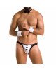 Комплект еротичної чоловічої білизни Passion 036 ALFRED XXL/XXXL Black, труси, комірець, манжети Комплект еротичної чоловічої білизни Passion 036 ALFRED XXL/XXXL Black, труси, комірець, манжети