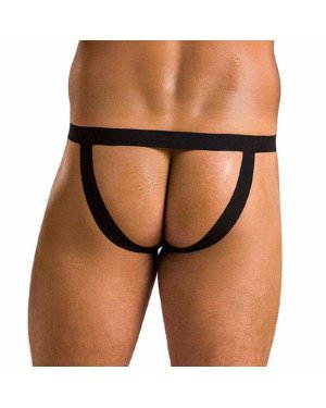 Чоловічі сліпи на шнурівці Passion 044 SLIP BEN L/XL Black, екошкіра, люверси Чоловічі сліпи на шнурівці Passion 044 SLIP BEN L/XL Black, екошкіра, люверси