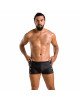 Чоловічі шкіряні боксери із заклепками Passion 048 SHORT DAVID S/M Black Чоловічі шкіряні боксери із заклепками Passion 048 SHORT DAVID S/M Black