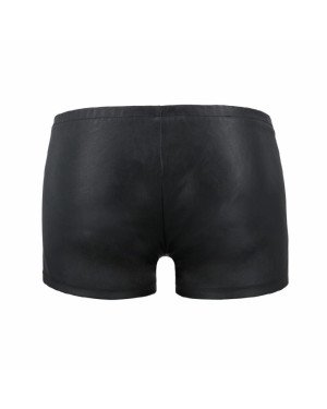Чоловічі шкіряні боксери з блискавками Passion 049 SHORT MATT L/XL Black Чоловічі шкіряні боксери з блискавками Passion 049 SHORT MATT L/XL Black