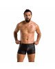 Чоловічі шкіряні боксери з блискавками Passion 049 SHORT MATT XXL/XXXL Black Чоловічі шкіряні боксери з блискавками Passion 049 SHORT MATT XXL/XXXL Black