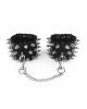 Наручники з шипами Art of Sex - Rose Spiked Leather Handcuffs, натуральна шкіра Наручники з шипами Art of Sex - Rose Spiked Leather Handcuffs, натуральна шкіра