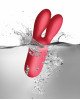Кліторальний вібратор SugarBoo Coral Kiss з вушками, два мотори, робота від батарейок (у комплекті) Кліторальний вібратор SugarBoo Coral Kiss з вушками, два мотори, робота від батарейок (у комплекті)
