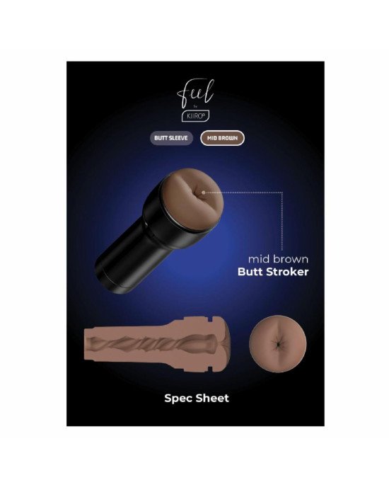 Мастурбатор-попа Kiiroo Feel Stroker Butt Mid Brown для секс-машини Kiiroo Keon Мастурбатор-попа Kiiroo Feel Stroker Butt Mid Brown для секс-машини Kiiroo Keon
