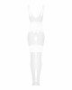 Сітчастий бодістокінг з імітацією топа та шортів Obsessive Bodystocking G330 S/M/L, white, з доступо Сітчастий бодістокінг з імітацією топа та шортів Obsessive Bodystocking G330 S/M/L, white, з доступо