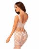 Сітчастий бодістокінг з імітацією топа та шортів Obsessive Bodystocking G330 S/M/L, white, з доступо Сітчастий бодістокінг з імітацією топа та шортів Obsessive Bodystocking G330 S/M/L, white, з доступо