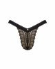 (SALE) Мереживні трусики із заниженою талією Obsessive Estiqua panties XS/S, black (SALE) Мереживні трусики із заниженою талією Obsessive Estiqua panties XS/S, black