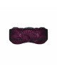 Атласна маска Obsessive Roseberry mask, pink, прикрашена мереживом, для сну Атласна маска Obsessive Roseberry mask, pink, прикрашена мереживом, для сну