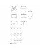 Obsessive Student 4 pcs costume L/XL Obsessive Student 4 pcs costume L/XL