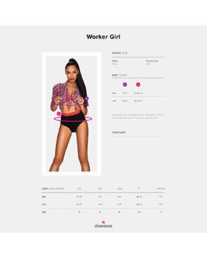 Obsessive Worker Girl L/XL