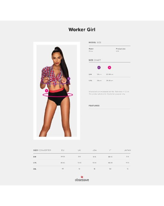 Obsessive Worker Girl L/XL Obsessive Worker Girl L/XL