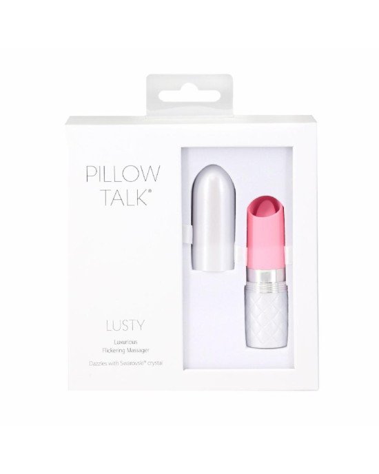 Вібратор Pillow Talk Lusty Luxurious Flickering Massager - Pink Вібратор Pillow Talk Lusty Luxurious Flickering Massager - Pink
