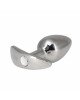 Анальна пробка Pillow Talk Sneaky Luxurious Stainless Steel Anal Plug із кристалом Swarovski