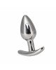 Анальна пробка Pillow Talk Sneaky Luxurious Stainless Steel Anal Plug із кристалом Swarovski