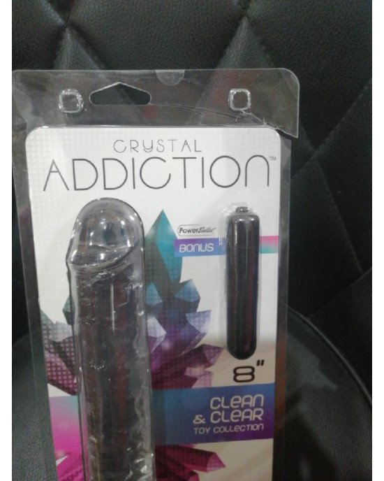 Прозорий фалоімітатор ADDICTION Vertical Dong 8″ (луснув блістер!!!) Прозорий фалоімітатор ADDICTION Vertical Dong 8″ (луснув блістер!!!)