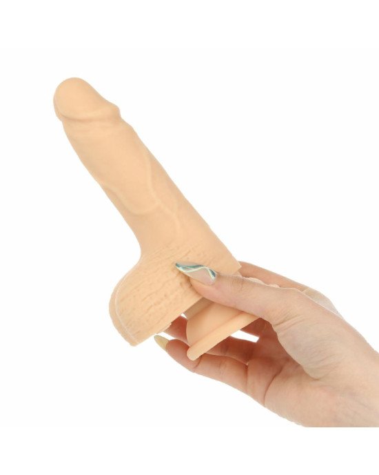 Фалоімітатор-пульсатор Naked Addiction 6.5″ Thrusting Dong With Remote, рухи вперед-назад, пульт ДК Фалоімітатор-пульсатор Naked Addiction 6.5″ Thrusting Dong With Remote, рухи вперед-назад, пульт ДК