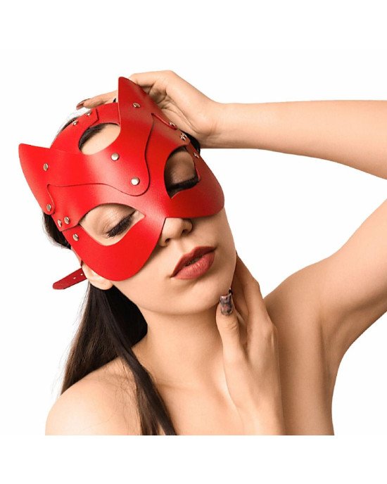 Маска Кішечки Art of Sex - Cat Mask, Красный Маска Кішечки Art of Sex - Cat Mask, Красный