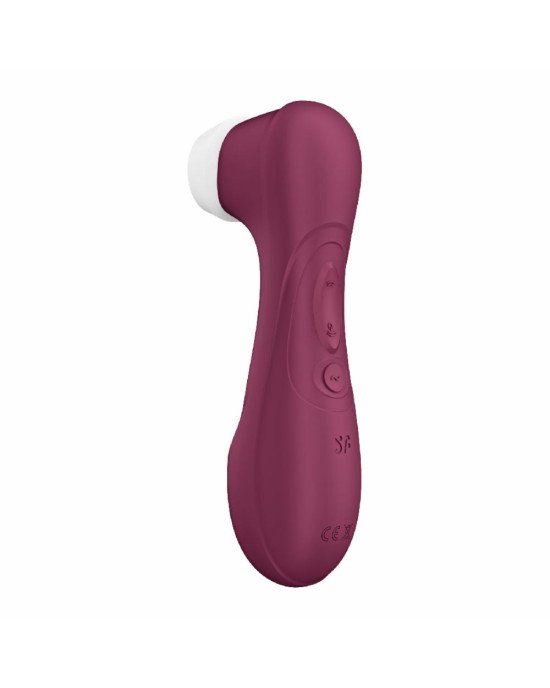 Вакуумний кліторальний стимулятор Satisfyer Pro 2 Generation 3 with Liquid Air Wine Red Вакуумний кліторальний стимулятор Satisfyer Pro 2 Generation 3 with Liquid Air Wine Red