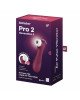 Вакуумний кліторальний стимулятор Satisfyer Pro 2 Generation 3 with Liquid Air Connect App Wіnе Red Вакуумний кліторальний стимулятор Satisfyer Pro 2 Generation 3 with Liquid Air Connect App Wіnе Red