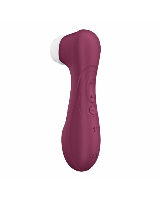 Вакуумний кліторальний стимулятор Satisfyer Pro 2 Generation 3 with Liquid Air Connect App Wіnе Red Вакуумний кліторальний стимулятор Satisfyer Pro 2 Generation 3 with Liquid Air Connect App Wіnе Red