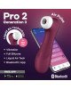 Вакуумний кліторальний стимулятор Satisfyer Pro 2 Generation 3 with Liquid Air Connect App Wіnе Red Вакуумний кліторальний стимулятор Satisfyer Pro 2 Generation 3 with Liquid Air Connect App Wіnе Red