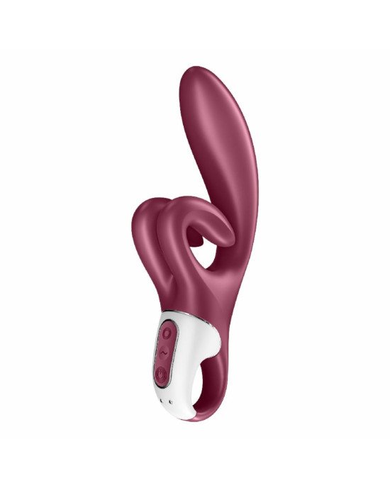 Вібратор-кролик Satisfyer Touch Me Red, подвійний відросток, 3 потужні мотори Вібратор-кролик Satisfyer Touch Me Red, подвійний відросток, 3 потужні мотори